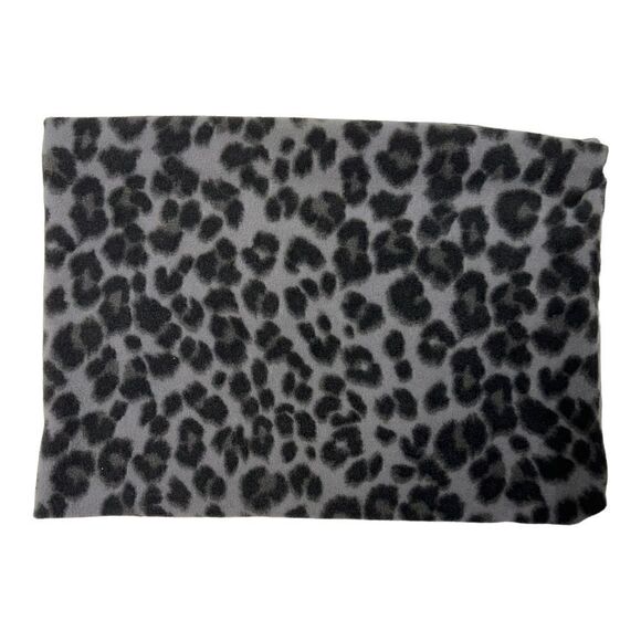 Old Navy Scarf Infinity Grey Black Leopard Print - Picture 3 of 8